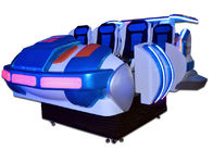 차가운 가족 6는 성인을 위한 우주선 9D VR 게임 기계 테마 파크 비행 모의 조종 장치에 자리를 줍니다