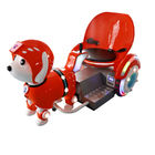 3 - 선회된 아이 아케이드 기계, 유원지를 위한 동물성 모양 탐 강아지 인력거