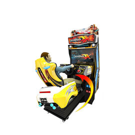 차 비디오 게임을 모는 동전에 의하여 운영하는 자동차 경주 아케이드 게임 기계